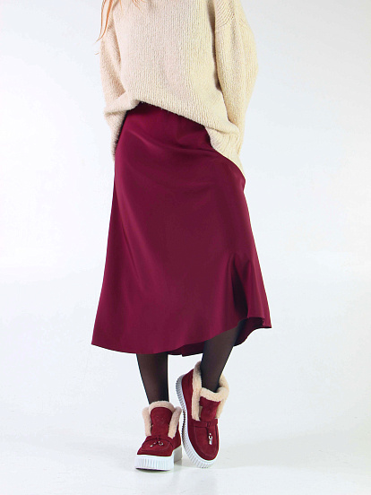 картинка Ботинки ED'ART 307.от11'w. бордовый замша от интернет магазина