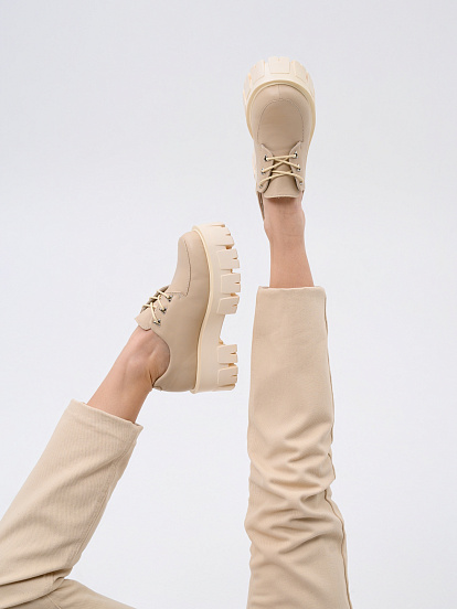 картинка Туфли полуботинки ED'ART 202.90200'm.Бежевый от интернет магазина