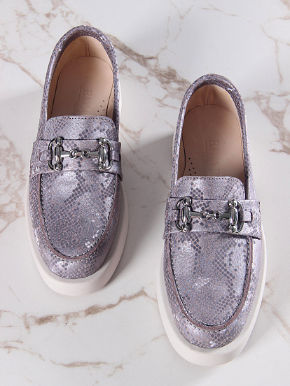 картинка Лоферы туфли ED'ART 174.1593'be.Мутон мамба от интернет магазина