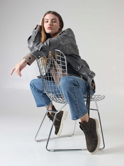 картинка Ботинки ED'ART 228.V.1541'be. Хаки от интернет магазина