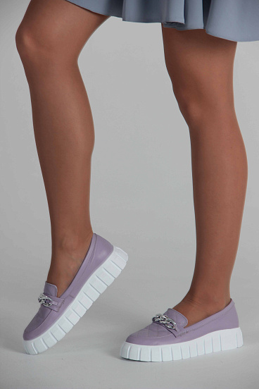 картинка Лоферы туфли ED'ART 145.91505'w.Лиловый от интернет магазина