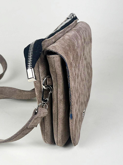 картинка Сумка-клатч ED'ART s04.капучино замша от интернет магазина