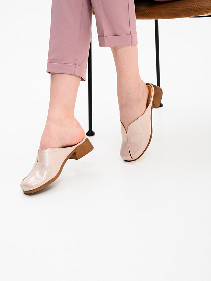 картинка Сабо ED'ART 3200.25294'br. Розовый ибица+коричневый от интернет магазина