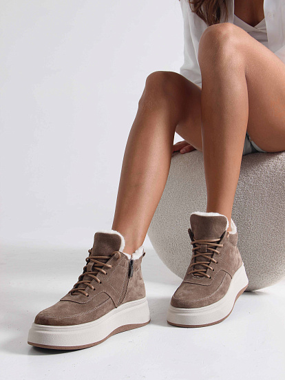 картинка Ботинки ED'ART 260.windy'be. коричневый капучино от интернет магазина