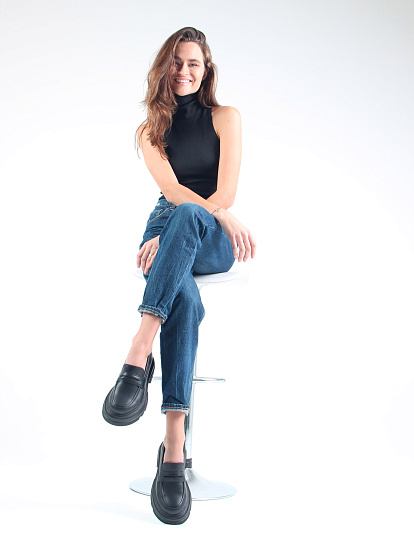 картинка Туфли лоферы ED'ART 175.506'bl. Черный от интернет магазина