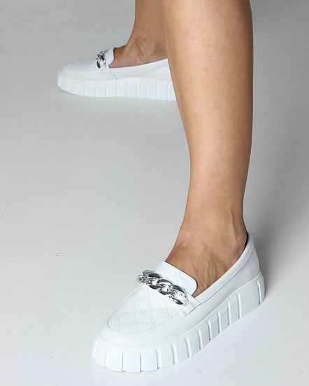 картинка Лоферы туфли ED'ART 145.91505'w.Белый от интернет магазина