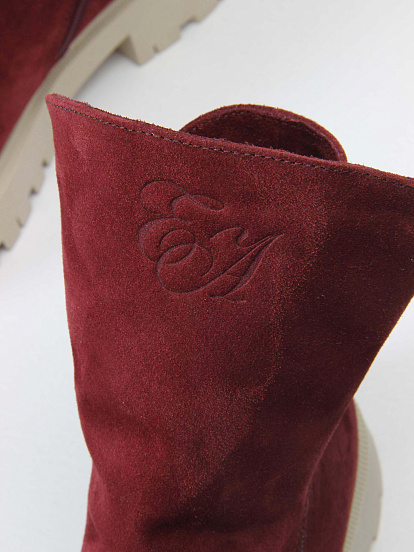 картинка Ботинки ED'ART 233.2094'be. Бордо замша от интернет магазина