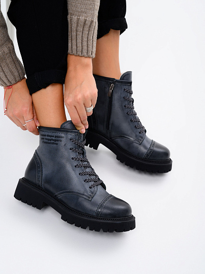 картинка Ботинки ED'ART 319.taskana'bl. Вакса черная от интернет магазина