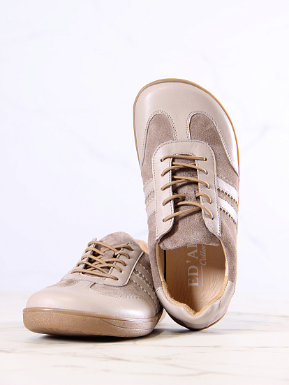 картинка Босоногие кеды ED'ART 184.nata'br.Капучино замша+визон стар от интернет магазина