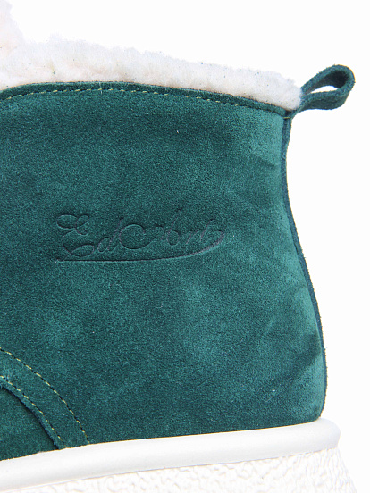 картинка Ботинки ED'ART 308.агата w. зеленый замша от интернет магазина