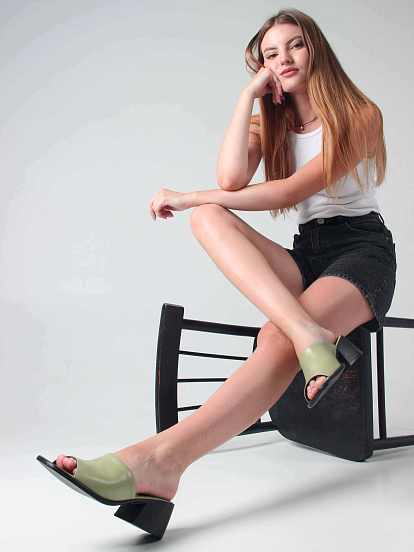 картинка Босоножки ED'ART 4012.23663'bl. Авокадо от интернет магазина