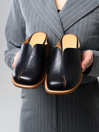 картинка Сабо ED'ART  5200.23663'br. Черный+коричневый от интернет магазина