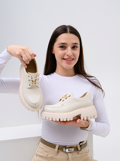 картинка Туфли полуботинки ED'ART 202.14728'be. Бежевый-3 от интернет магазина