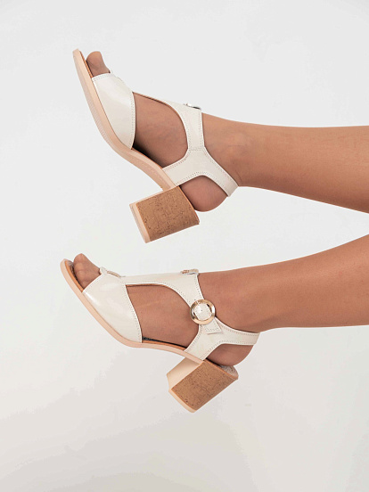 картинка Босоножки ED'ART 6001.624'be. Бежевый от интернет магазина