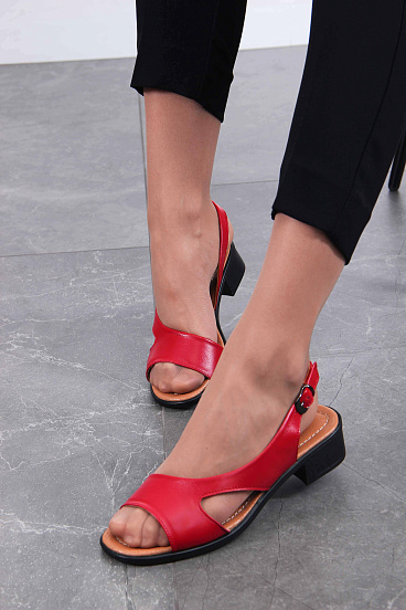 картинка Босоножки ED'ART 3051.21013'bl. Красный от интернет магазина