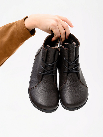 картинка Босоногие ботинки  ED'ART 352.NATA'bl.Темно-коричневая оттима от интернет магазина