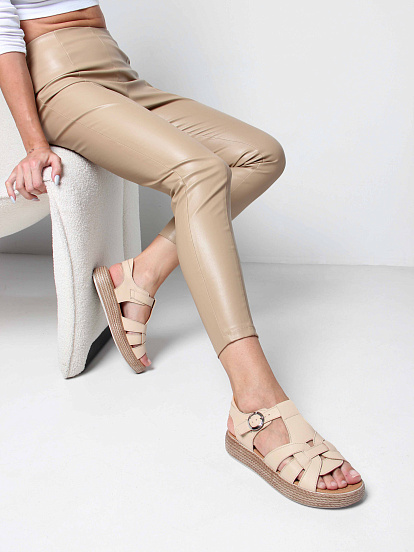 картинка Босоножки ED'ART 2028.2530'be. Бежевый от интернет магазина