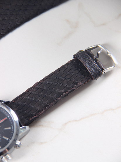 картинка Ремешок на часы R22 коричневый питон от интернет магазина