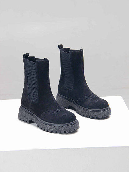 картинка Челси 360.P.asteria.bl черный замша от интернет магазина