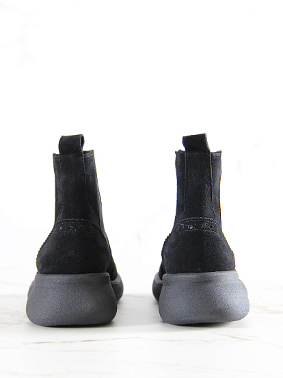 картинка Челси ED'ART 332.927'bl. Черная замша от интернет магазина