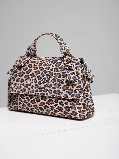 картинка Сумка-клатч ED'ART s06.бежевый леопард от интернет магазина