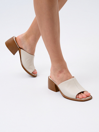 картинка Босоножки ED'ART 4012.23663'br. Бежевый+ коричневый от интернет магазина
