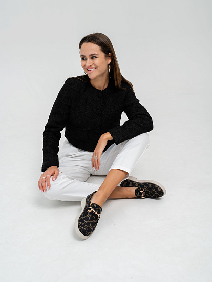 картинка Лоферы туфли ED'ART 172.1841'be. черный гуччи от интернет магазина