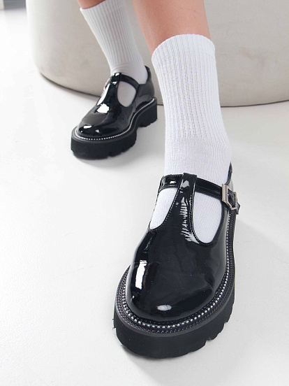 картинка Туфли полуботинки ED'ART 1004.5151 'bl. Черный от интернет магазина