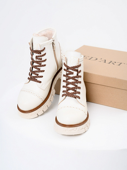 картинка Ботинки ED'ART 319.PODYUM141'w. Вакса белая от интернет магазина