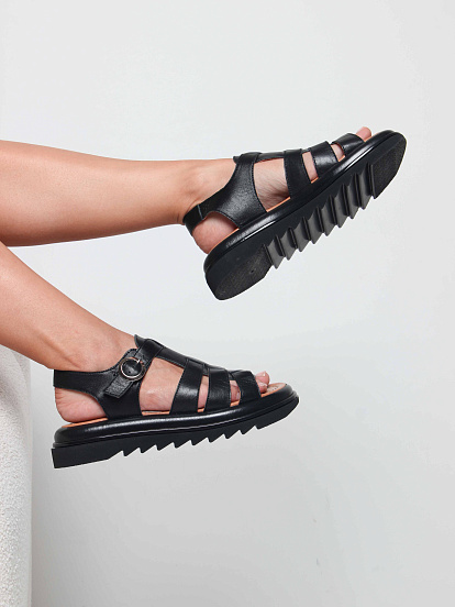 картинка Босоножки ED'ART 2025.2525'bl. Черный от интернет магазина