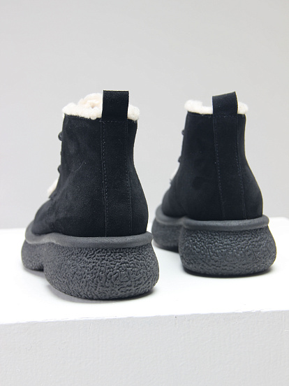 картинка Ботинки ED'ART 308.агата'bl. черный замша от интернет магазина