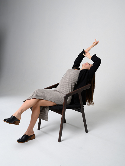 картинка Сабо ED'ART  5200.23663'br. Черный+коричневый от интернет магазина