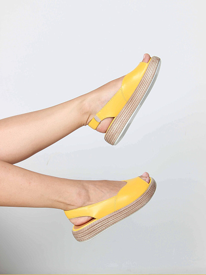 картинка Босоножки ED'ART 1042.2530'be. Желтый от интернет магазина