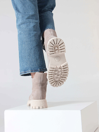 картинка Ботинки ED'ART 228.V.1541'be. Каменный замша от интернет магазина