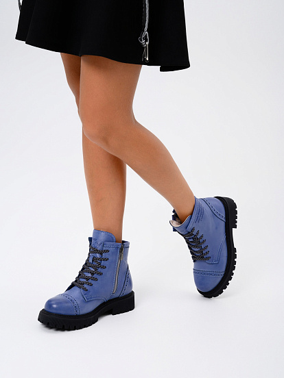 картинка Ботинки ED'ART 319.taskana'bl. Вакса джинс от интернет магазина