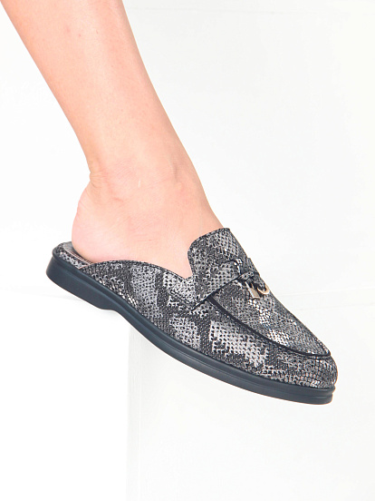 картинка Мюли ED'ART 1070.2614'bl. черный мамба от интернет магазина