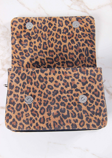 картинка Сумка-клатч ED'ART k08.коричневый леопард от интернет магазина