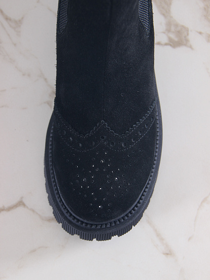 картинка Челси 360.P.taskana'bl. Черная замша от интернет магазина