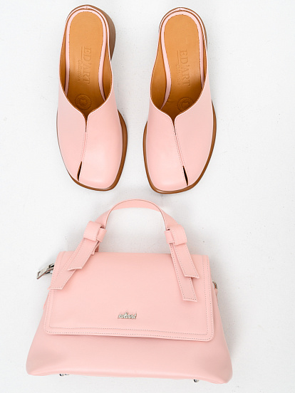 картинка Сабо ED'ART  5200.23663'br. Розовый+коричневый от интернет магазина