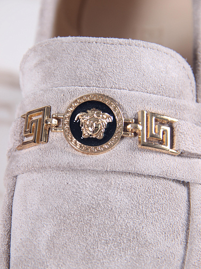 картинка Лоферы туфли ED'ART 173.1453'be. каменный замша от интернет магазина