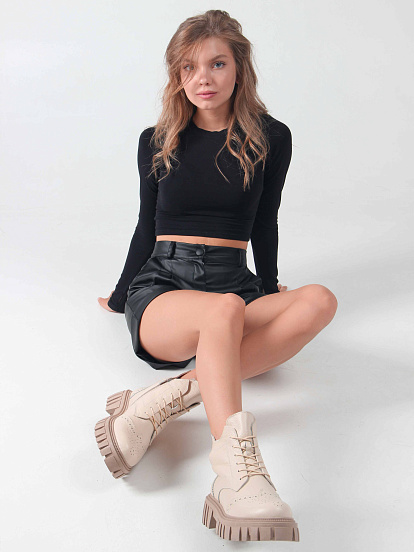 картинка Ботинки ED'ART 338.21153'be.Бежевый макс от интернет магазина