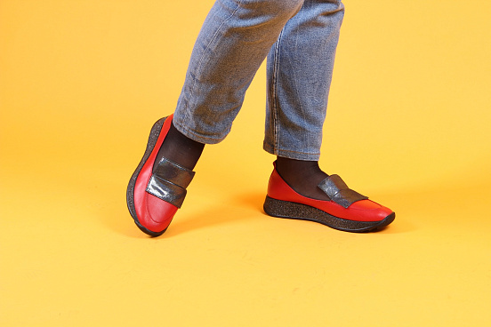 картинка Лоферы ED'ART 118.157'bl. red от интернет магазина