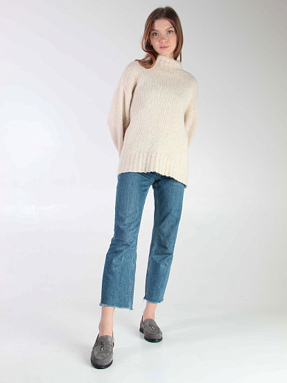 картинка Лоферы туфли ED'ART 170.2614'bl. Серый замок замша от интернет магазина