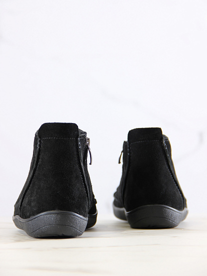 картинка Босоногие ботинки  ED'ART 210.NATA'bl.Черная замша от интернет магазина