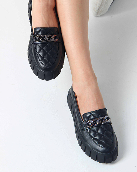 картинка Лоферы туфли ED'ART 145.91505'bl.Black от интернет магазина