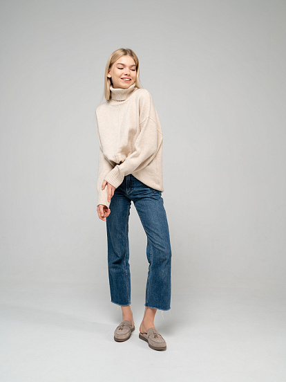 картинка Мюли ED'ART 1070.2614'be. ваниль замша от интернет магазина