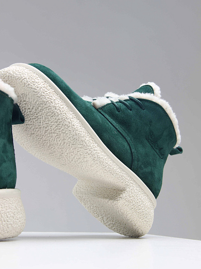 картинка Ботинки ED'ART 308.агата w. зеленый замша от интернет магазина