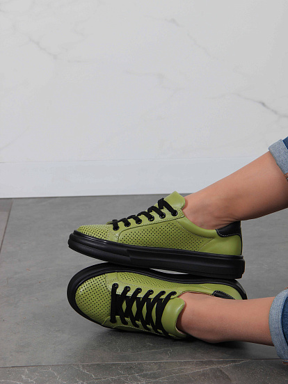 картинка Кеды ED'ART 127.Lusi22'bl. Авокадо от интернет магазина