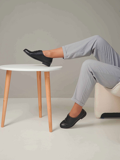 картинка Туфли полуботинки ED'ART 111.madonna'bl. Черный от интернет магазина