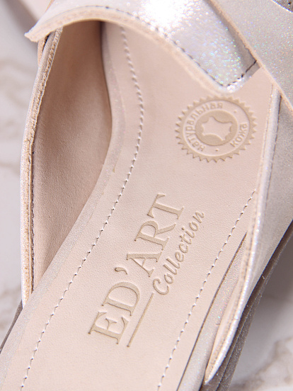 картинка Мюли ED'ART 1070.2614'be. Бежевый ибица от интернет магазина